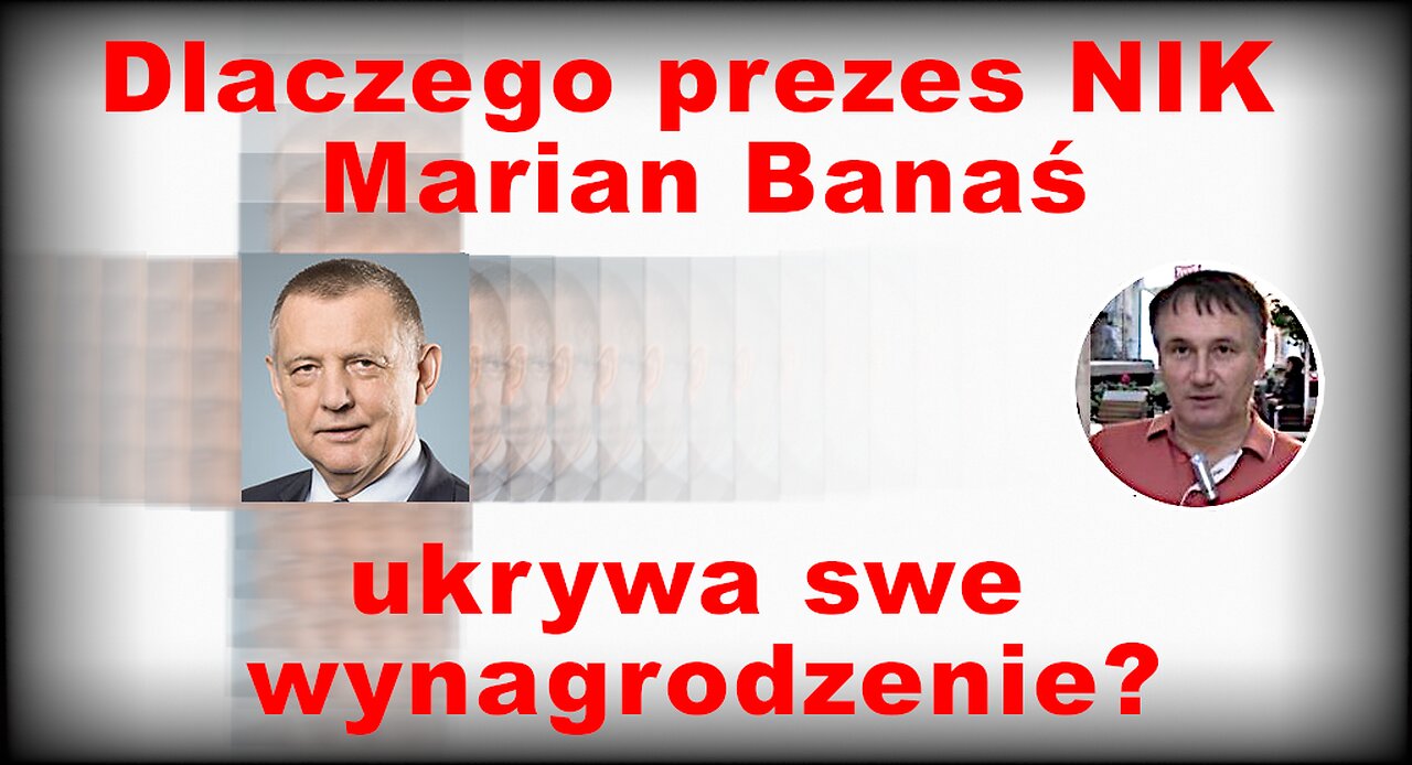Z.Kękuś PPP 575 Prezes NIK Marian Banaś schowany za podwładną ukrywa swe wynagrodzenie.