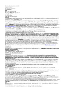 2025.10.24 Pismo Z. Kękusia do sierż. szt. Agnieszki Leja z Komisariatu Policji IV w Krakowie w sprawie stawiennictwa 29 października 2025 r. w KP IV w Krakowie w sprawie zleconego KP IV w Krakowie przez kierowaną przez mł. insp. Marka Pietrykowskiego Komendę Miejską Policji w Rzeszowie oraz przez kierowaną przez Sylwię Urban-Koszelę Prokuraturę Rejonową dla miasta Rzeszowa przesłuchania Z. Kękusia w sprawie rzekomo złożonego przez Z. Kękusia pisemnie zawiadomienia z dnia 16 czerwca 2025 roku oraz 27 sierpnia 2025 roku w sprawie publicznego znieważenia narodu polskiego przez Rzecznika Praw Obywatelskich Adama Bodnara tj. o przestępstwo z – nieistniejącego w Kodeksie karnym – art.133§1 Kodeksu karnego i inne.