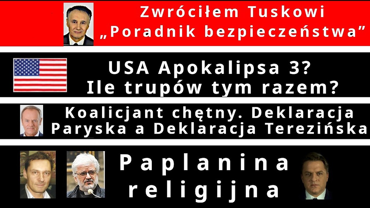 Z.Kękuś PPP 629 Zwracam Tuskowi, koalicjantowi chętnemu, Poradnik bezpieczeństwa. USA Apokalipsa 3?