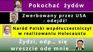 Z.Kękuś PPP 628 Kard.G.Ryś – po co kochać żydów? K.Nawrocki odejdź. Żydzi odp… się ode mnie.