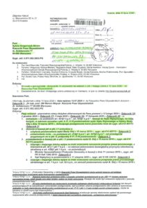 2026.07.30 Pismo Zbigniewa Kękusia z 30 lipca 2026 r. /data wpływu 03.08.2026/ do rzecznika praw obywatelskich Sylwii Gregorczyk-Abram w sprawie prawomocnego postanowienia sędzi Sądu Rejonowego w Dębicy Beaty Stój z dnia 15 marca 2016 r., kończącego postępowanie karne przeciwko Z. Kękusiowi.