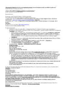 2026.09.25 E-mail Zbigniewa Kękusia do przedstawicieli opinii publicznej w sprawach: przesłuchania Z. Kękusia 25.09.2026 r. w KP IV w Krakowie w sprawie popełnienia przez funkcjonariusza publicznego, dyrektora Muzeum II Wojny Światowej w Gdańsku Karola Nawrockiego, w 2018 r., przestępstwa z art. 228 par. 1 k.k.; Wezwania dla Z. Kękusia na przesłuchanie 15.10 w sprawie popełnienia przez ministra zdrowia Adama Niedzielskiego i przez  prezesa Rady Ministrów Mateusza Morawieckiego, w okresie od grudnia 2020 r. do 20 maja 2021 r., przestępstwa z art. 231 k.k. (w zw. z art. 101§3 k.k.), w zw. z art. 306b§2 k.k., w zw. z art. 296§3 k.k., niedopełnienia obowiązków określonych w art. 146.4 pkt 4 Konstytucji RP (M. Morawiecki także w art. 148 ust. 5 Konstytucji RP), wyrządzenia szkody Skarbowi Państwa o wielkiej wartości, tj. o wartości ponad 5.600.000.000,00 zł; wezwania dla Z. Kękusia do stawiennictwa w KP IV w Krakowie 29 września w sprawie zawiadomienia o popełnieniu przez prezesa Sądu Okręgowego w Krakowie Barbarę Baran i wiceprezesa Michała Niedźwiedzia przestępstwa z art. 231§2 k.k. w zw. z art. 231§1 k.k., polegającego na niedopełnieniu obowiązku określonego w art. 40 Konstytucji RP – „Nikt nie może być poddany torturom ani okrutnemu, nieludzkiemu lub poniżającemu traktowaniu i karaniu.”